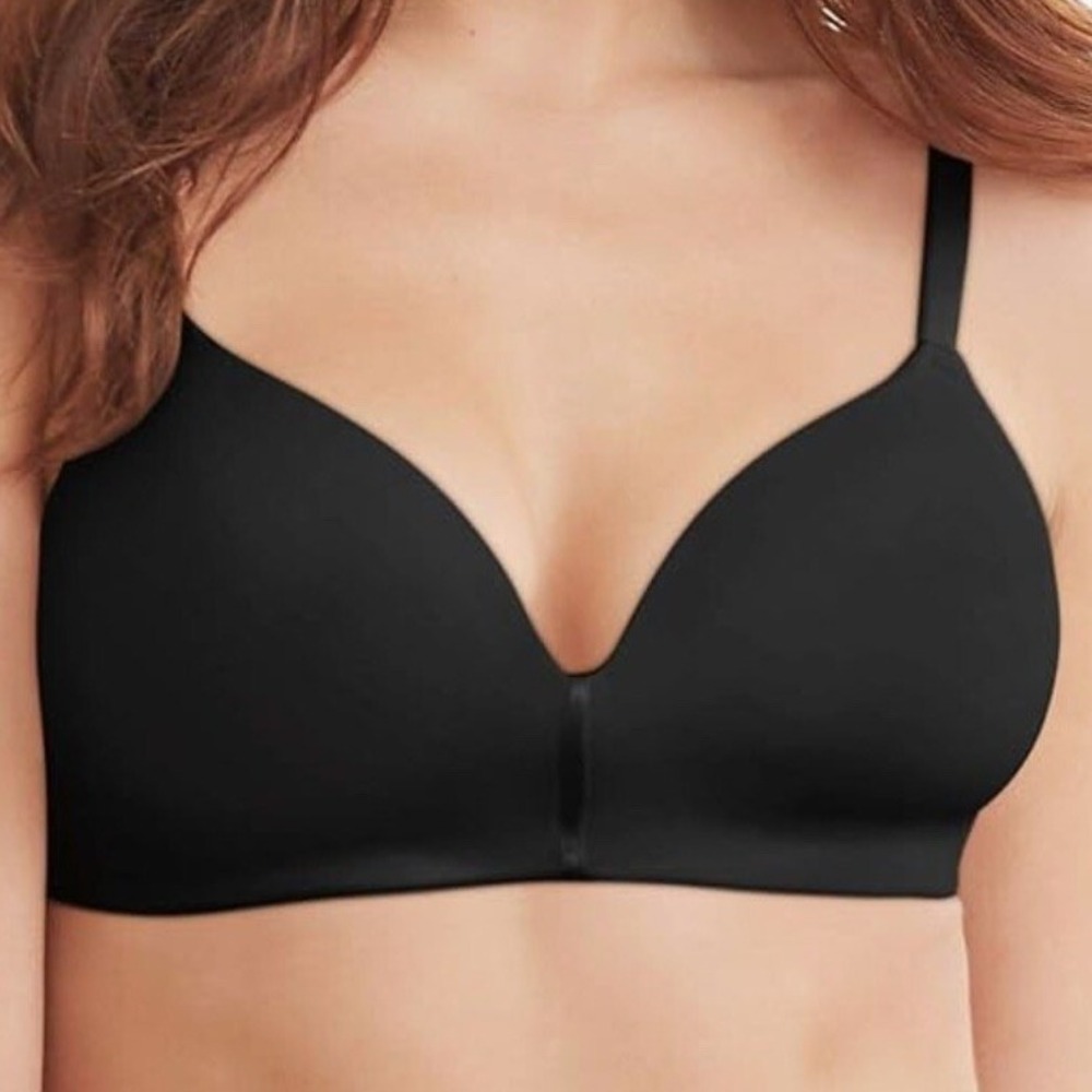 Maidenform T-Shirt Wireless Bra DM7546 Comfort Support Black‎ Size 38D